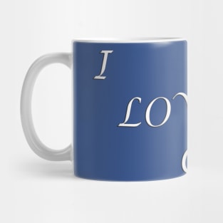 Chess Slogan - I Love Chess Mug